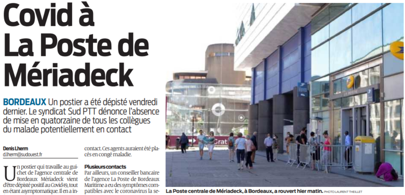 2020 05 26 SO Covid à la Poste de Mériadeck