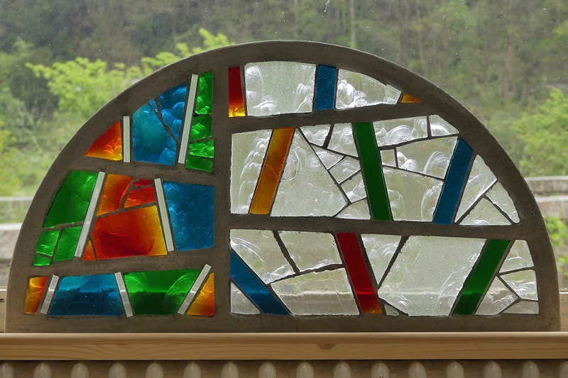 Dalle de verre contemporaine - clotilde gontel