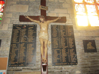 56800 - Ploermel - Plaque commémorative dans l'église