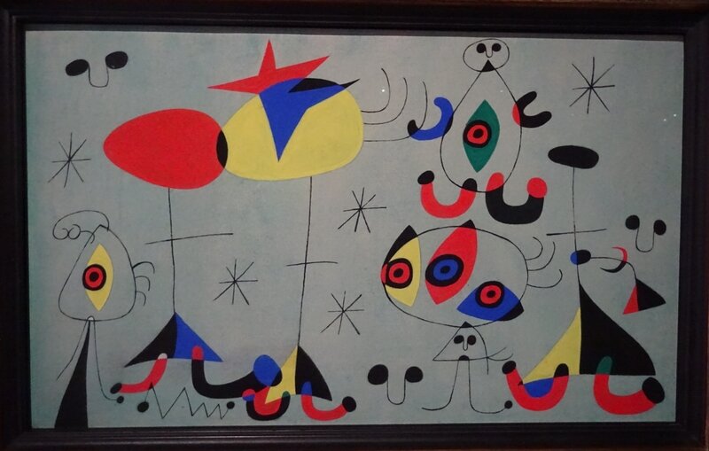 Miró Sans titre Soirée snob chez la princesse 1946