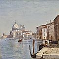 Jean-Baptiste-Camille <b>Corot</b> (French, 1796-1875) Venise, vue du Campo della Carita en regardant le Dôme de la Salute, 1834