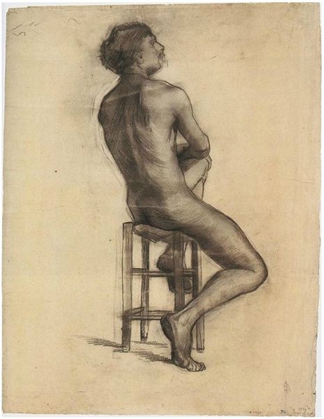 Seated-Male-Nude-Seen-from-the-Back