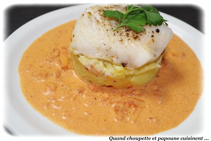 filet de cabillaud et écrasé de homard-2642