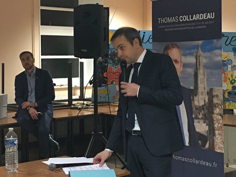 Thomas Collardeau candidat DVD élections législatives 1017 réunion Avranches 8_12_2016