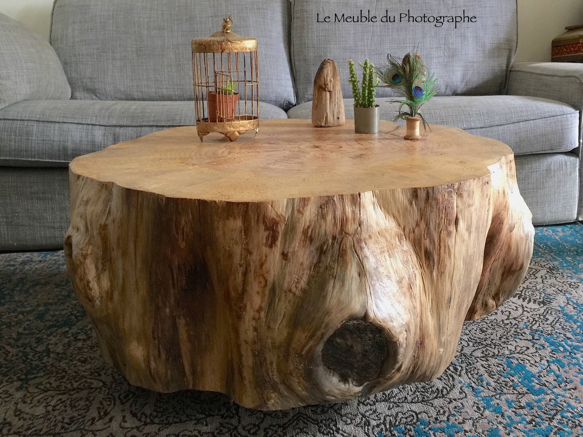 table rondin grand format