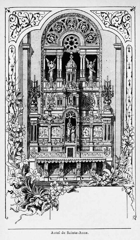 St Anne d'Auray Autel