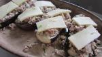 aubergines farcies hachis de rouelle de porc fermier et raclette 016