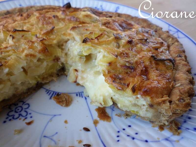 tarte Maroilles Poireau