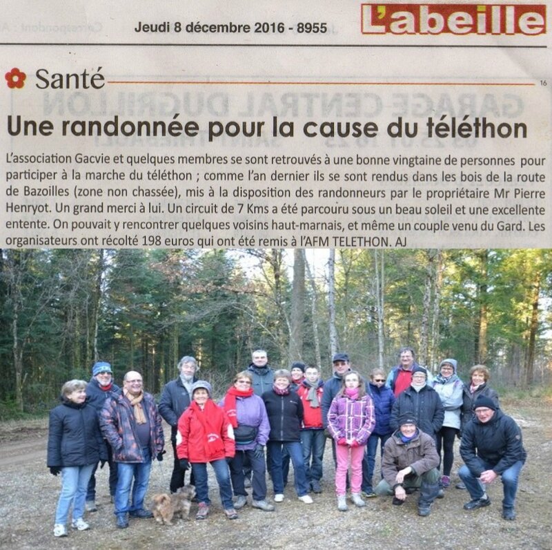 la randonnee du telethon