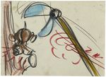 Donald Duck Out On a Limb Storyboard Drawing Animation Art 04