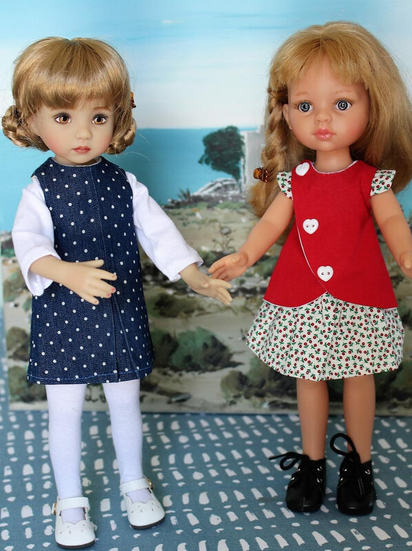 De Marie-Paule, Faustine et Clara habillées par moi