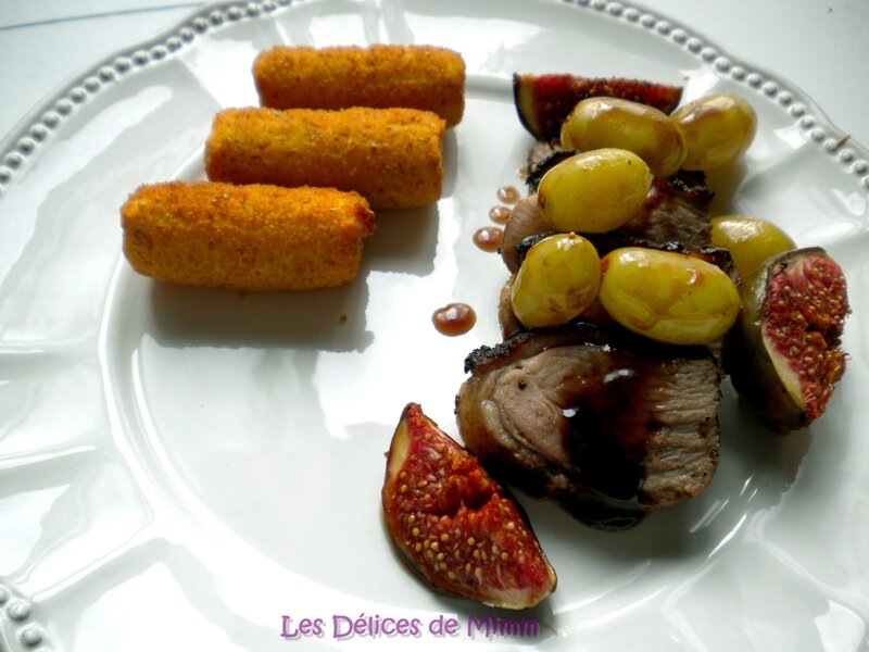 Filets de canard au miel, mi-figue et mi-raisin