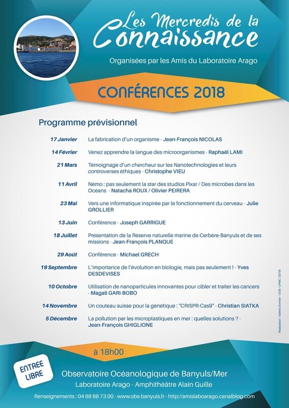 Programme Confs 2018