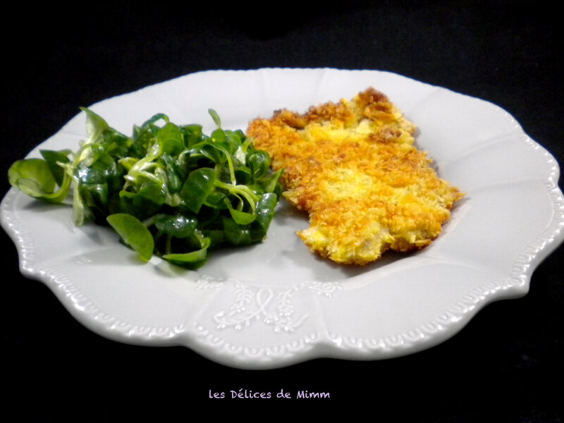 Escalopes de veau croustillantes au parmesan
