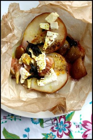 PAPILLOTE POIRES FIGUES