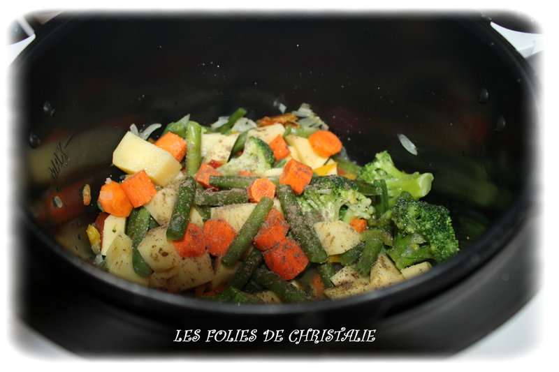 Poêlée de légumes Cookéo 1