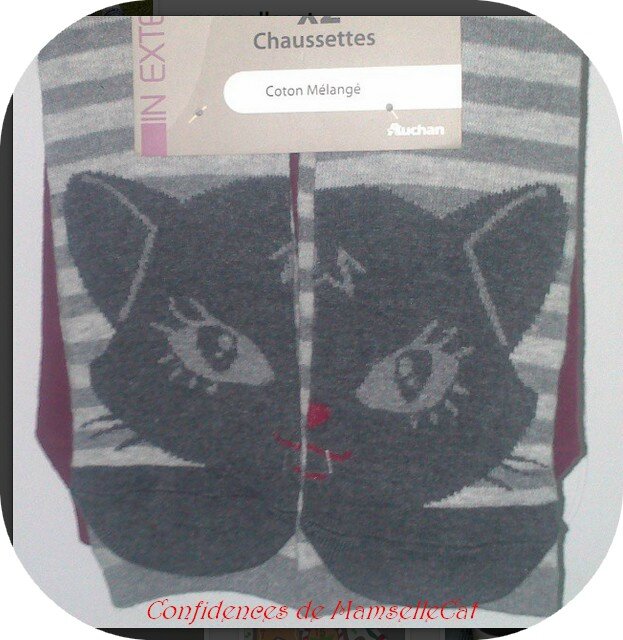 chausettes chat