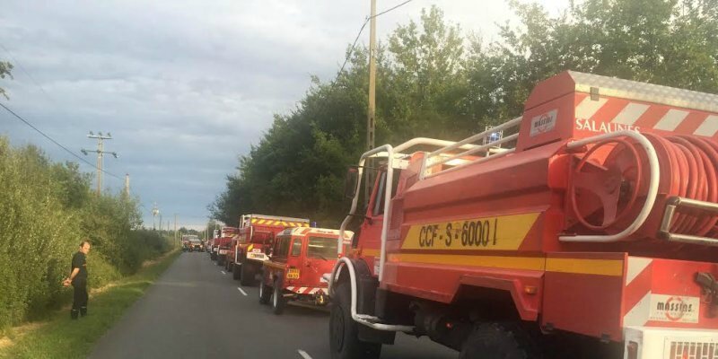 Lacanu Incendie de forêt
