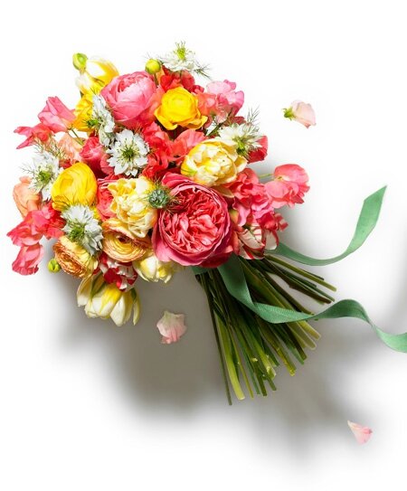 pink-yellow-white-wedding-bouquet-