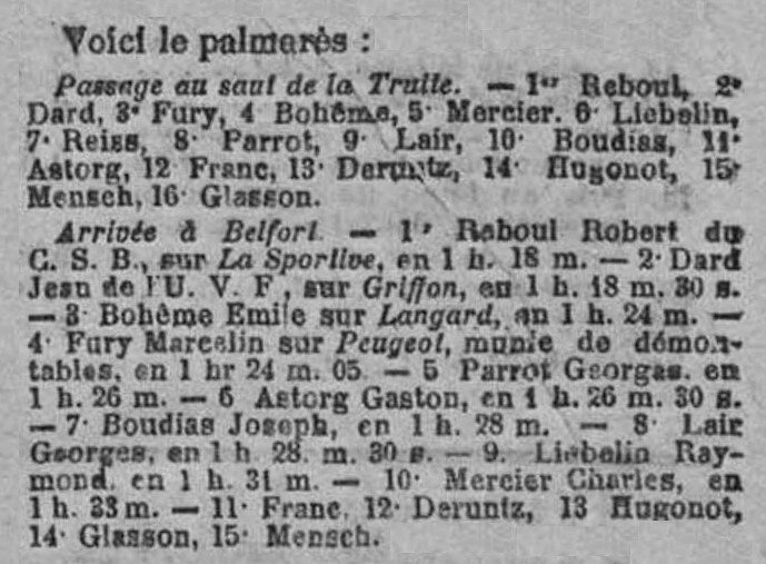 1919 08 28 Fêtes patriotiques La Frontière p1
