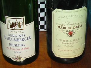 dégustation des Riesling + repas chez émile 1510