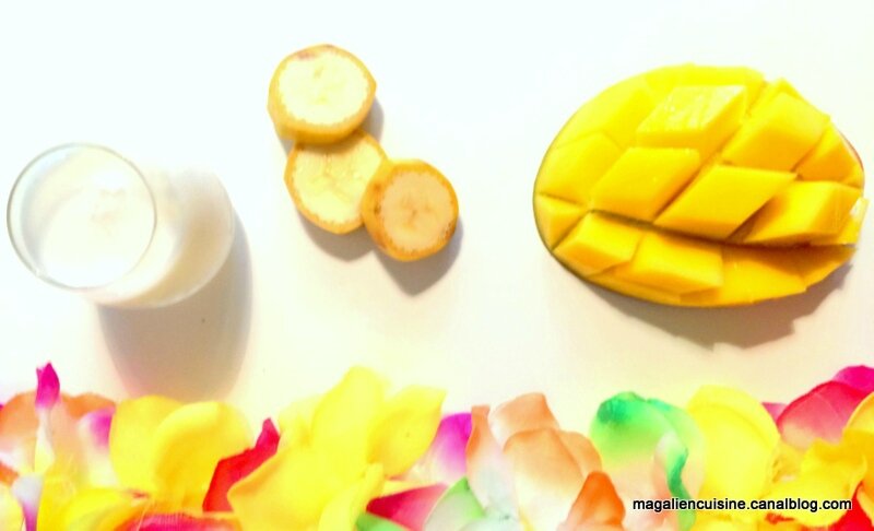 Smoothie mango-coco