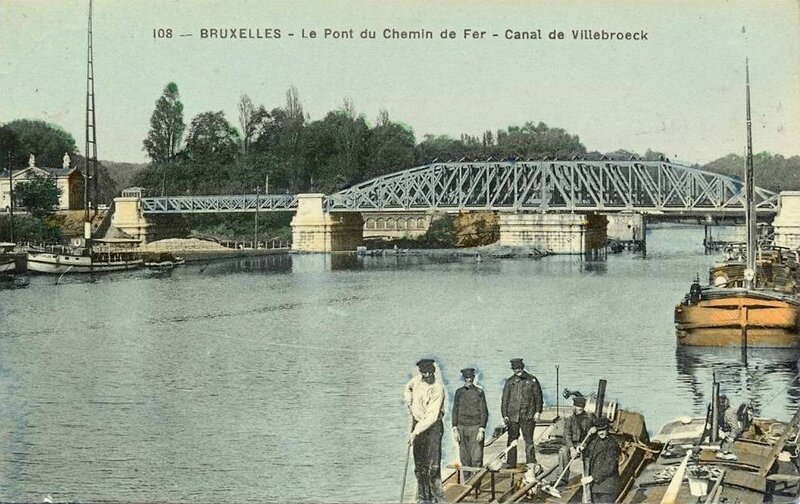 CPA Bruxelles Canal de Willebroeck