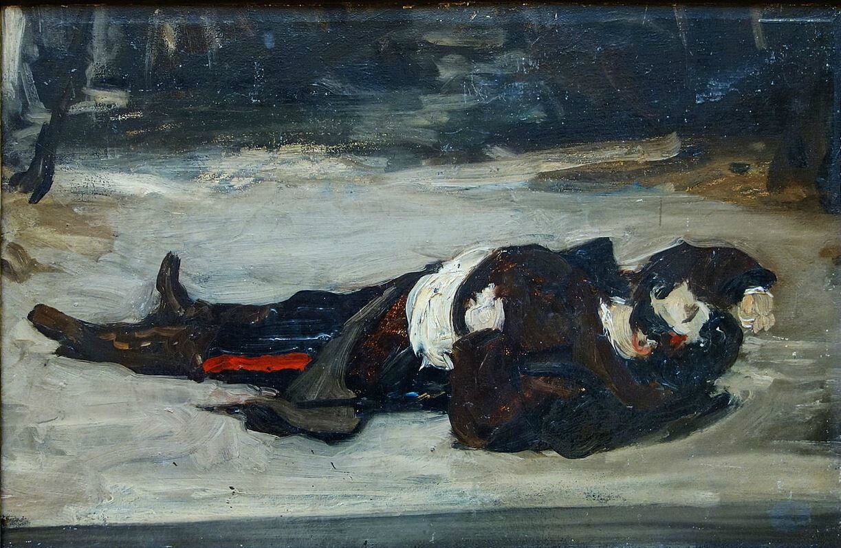 Carolus Duran, Henri Regnault mort au champ de bataille 1871