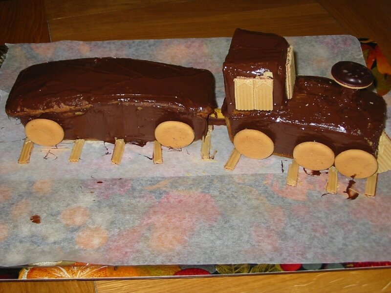Le gâteau train