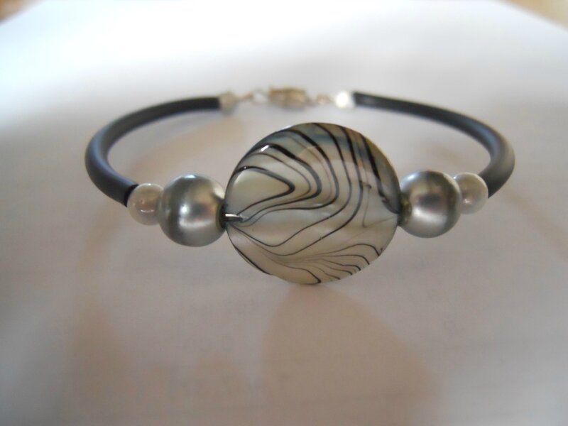 Bracelet perle tigrée