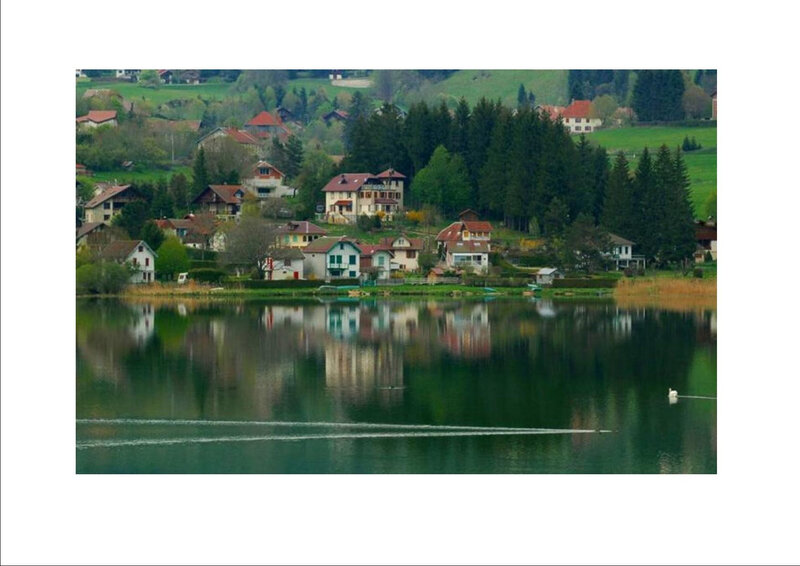 reflets du lac chaon