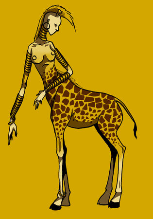 femme_girafe