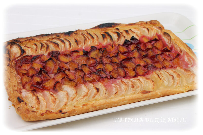 Tarte feuilletée prunes 5
