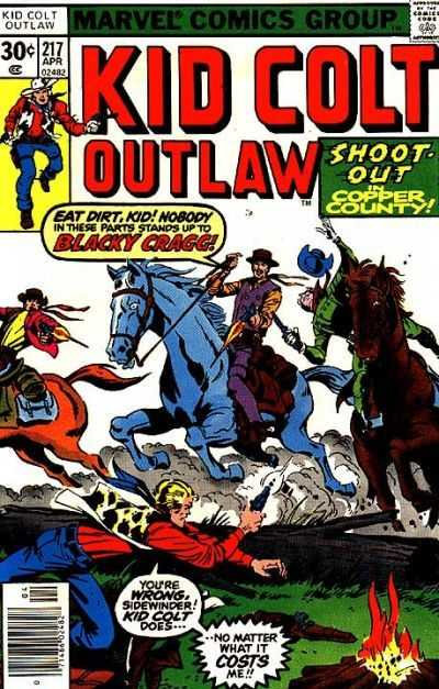 kid colt outlaw 217 the brute of copper canyon
