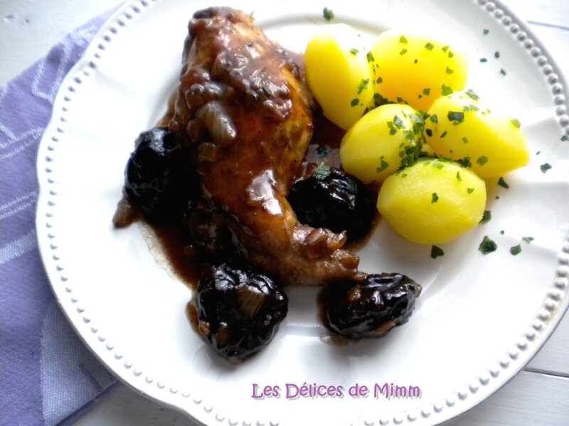 Cuisses de lapin aux pruneaux et à la bière 2