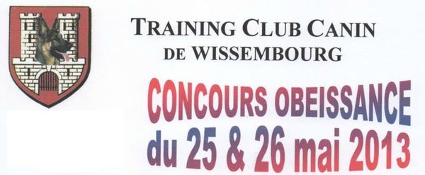 engagement concours OBE Wissembourg 2013