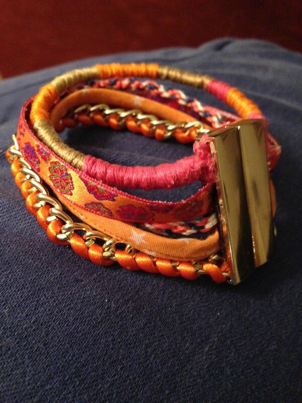 bracelet orange - STOCK 1 