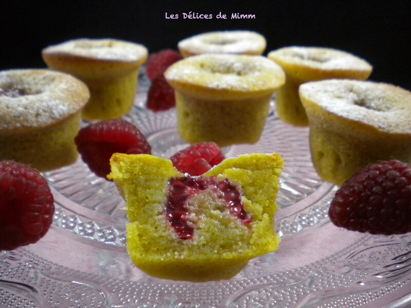 Petits moelleux pistache-framboise 2