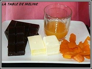 Mignardises au chocolat et à l'orange nb