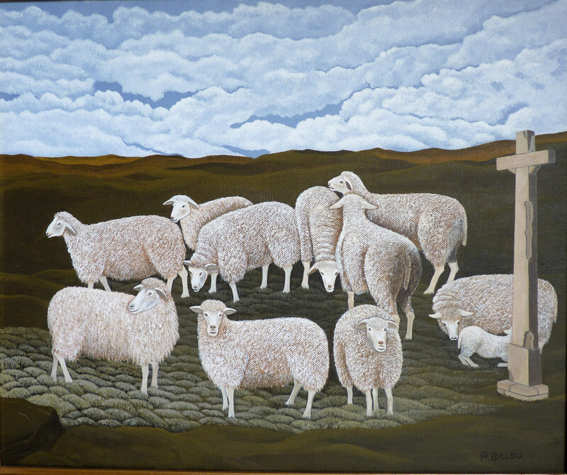 Moutons sur la lande (2)