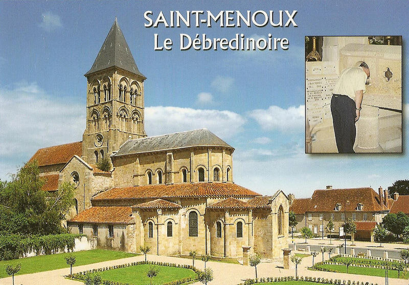 Saint Menoux, carte postale