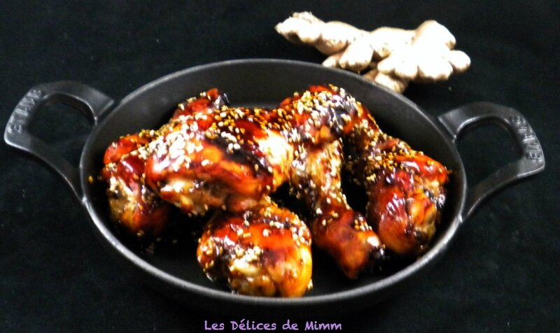 Pilons de poulet laqués à la chinoise