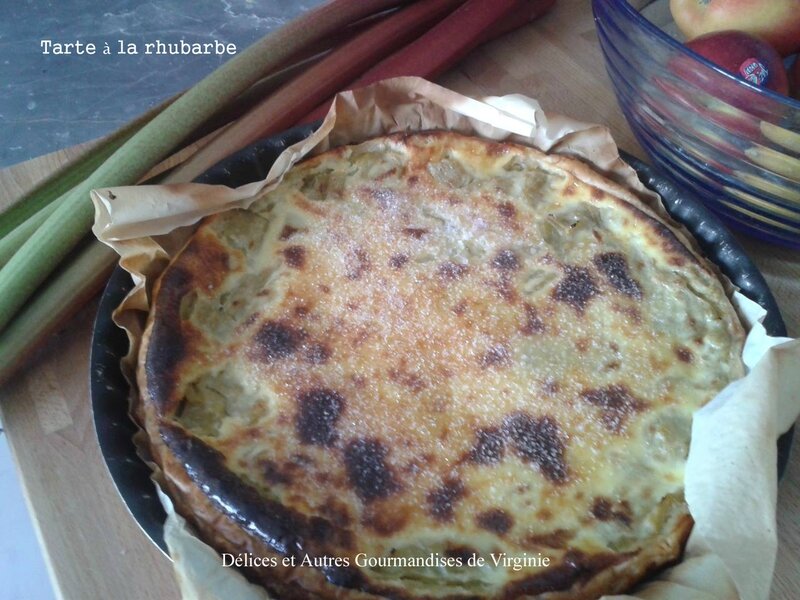 tarte à la rhubarbe