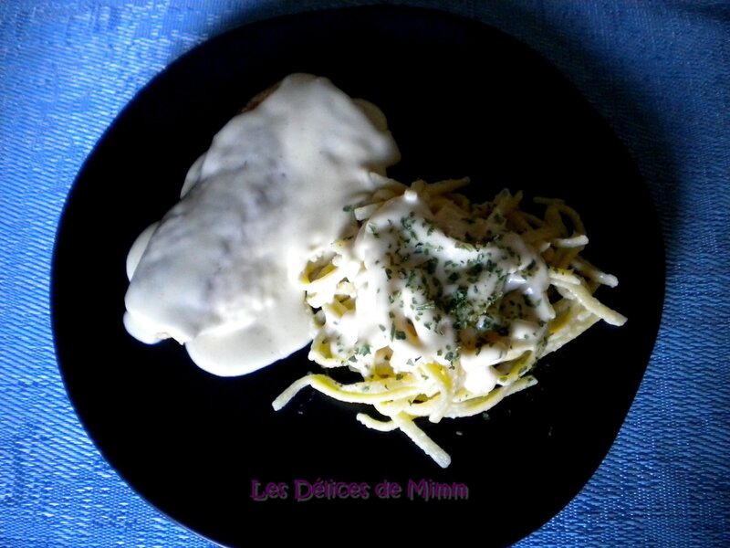 Escalopes de dinde à la crème de parmesan