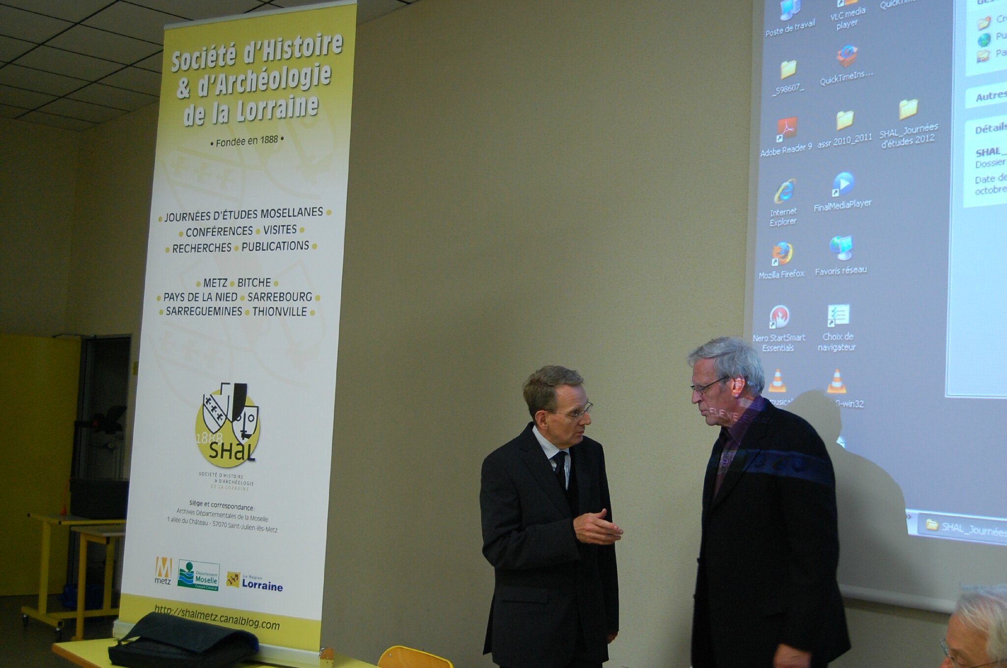 Philippe Hoch et le Dr André Morhain
