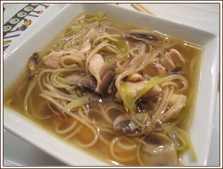 Hé non ce n’était pas la dernière soupe, voici une soupe tiède pour le printemps chez GAL