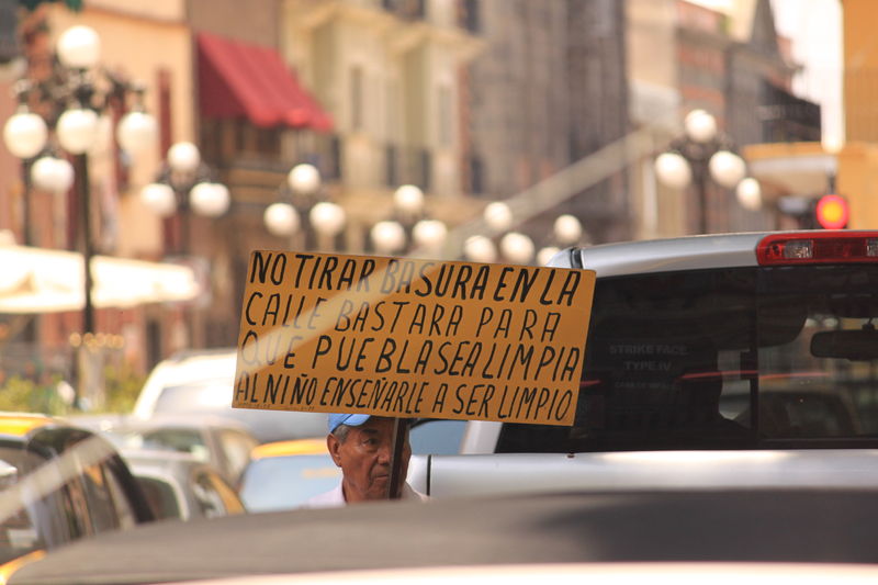 No botar basura
