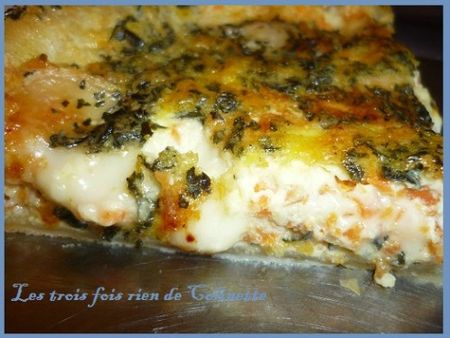 tarte aux carottes et gorgonzola