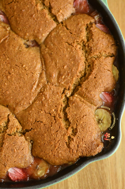 Cobbler rhubarbe-fraise-banane_6