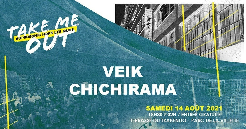 2021 08 14 Veik Supersonic @ Trabendo affiche